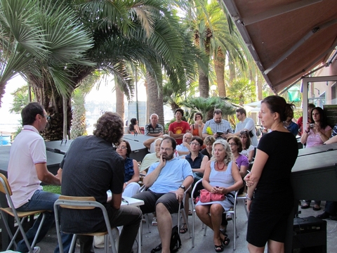 Presentazione alla Libreria Tempolibro di vcarazze (GE) 29-7-2011